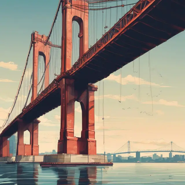An image of a bridge connecting historical data (past) and future expectations (future), symbolizing Management Discussion & Analysis.