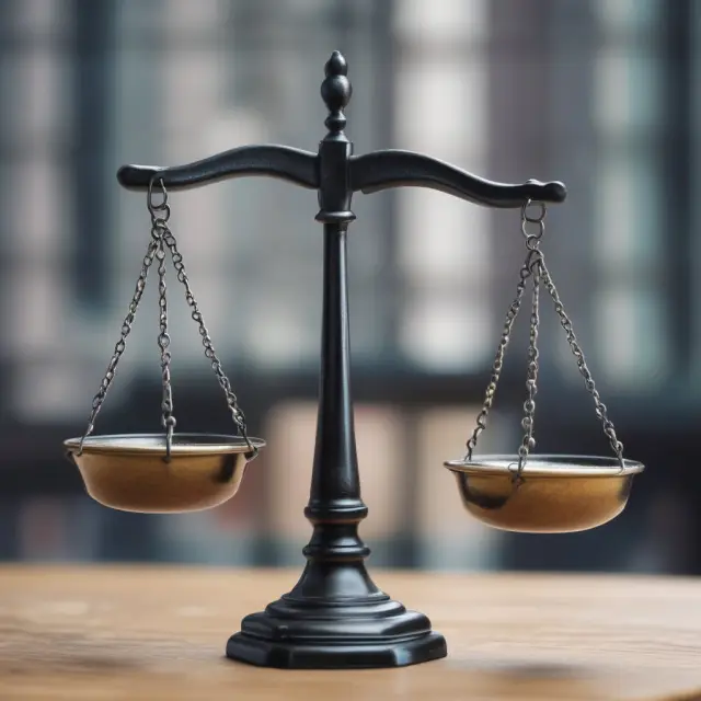 Scales balancing earnings and stock price, representing the Price-to-Earnings (P/E) ratio