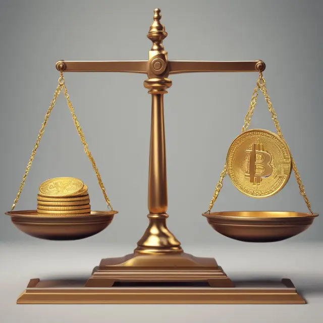 Gold coins symbolizing stocks arranged on a balance, with varying numbers of coins representing different earnings multipliers