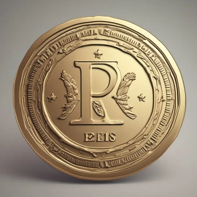 Golden coin illustrating inverse earnings yield and P/E ratio comparison