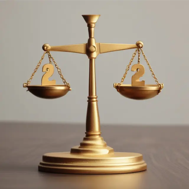 An image of a golden scale weighing Earnings Before Interest After Taxes (EBIAT) and the effects of interest and taxes in investment analysis.