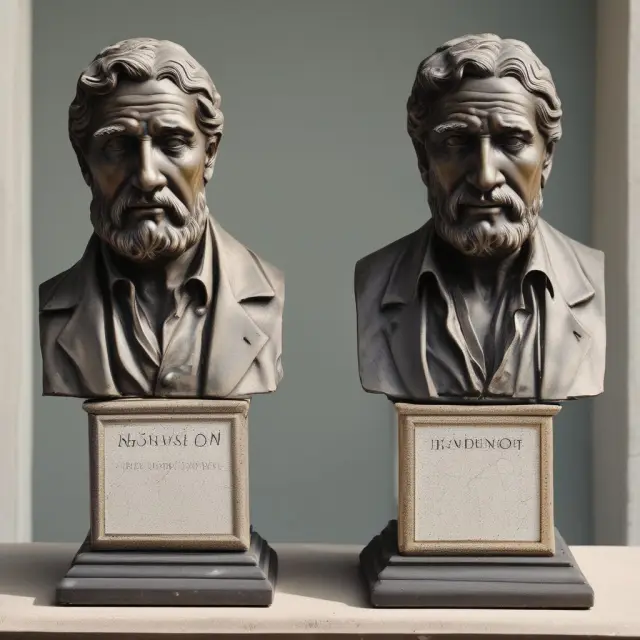 An image of a dual-faced statue representing EBIT, symbolizing operational profits on one side and financial limitations on the other.