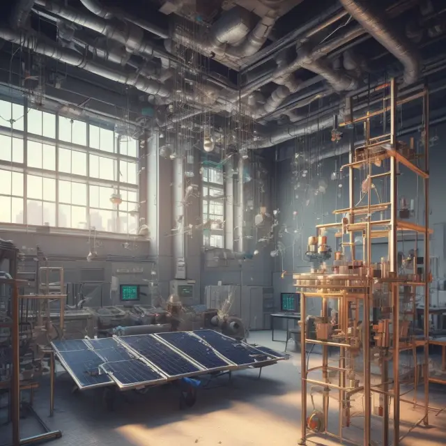Image: Non-profit hospital, mining rig, solar panel, and biotech test tube in a web, emphasizing industries using EBIDA for accurate analysis.
