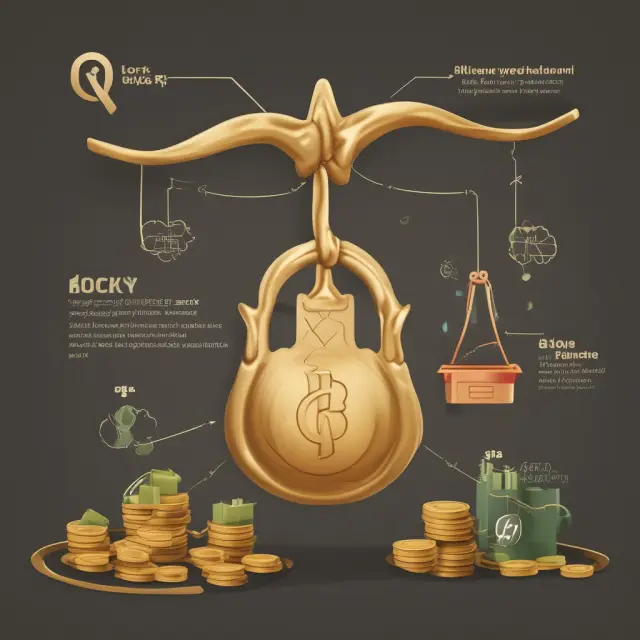 A golden scale weighing the advantages of EBIT/EV ratio against its limitations
