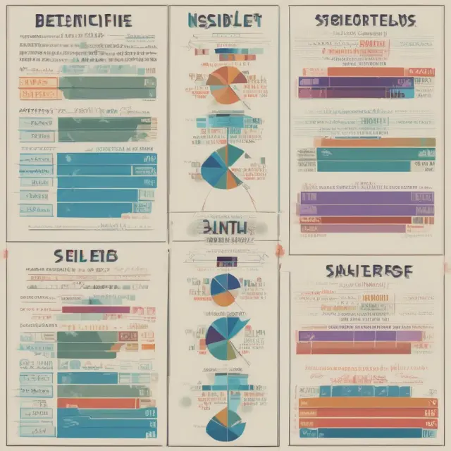 An intricate kaleidoscope displays various industries