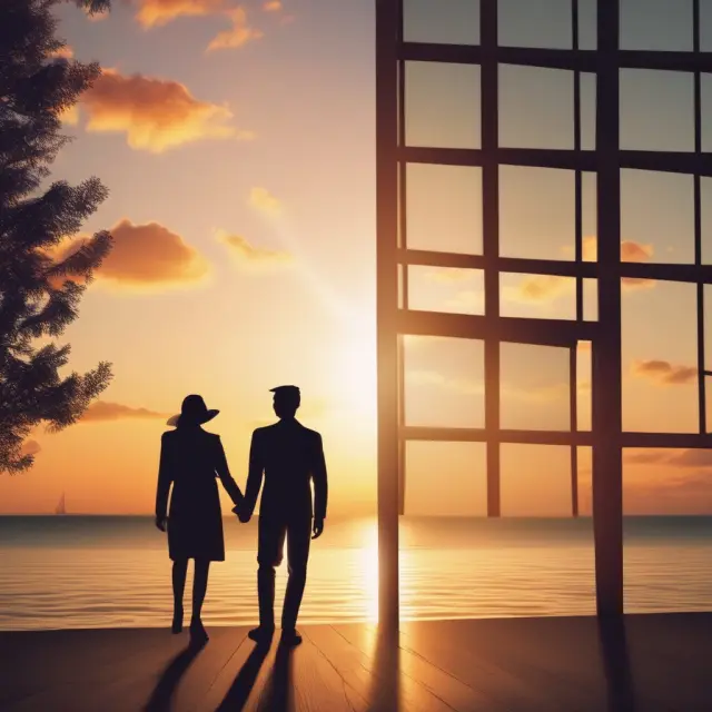 Sun setting over a career, employee buyout funds offering options for retirement or starting a business