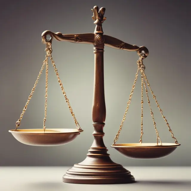 Scales symbolizing fairness balance justice with the Equal Credit Opportunity Act, represented as a lawbook.