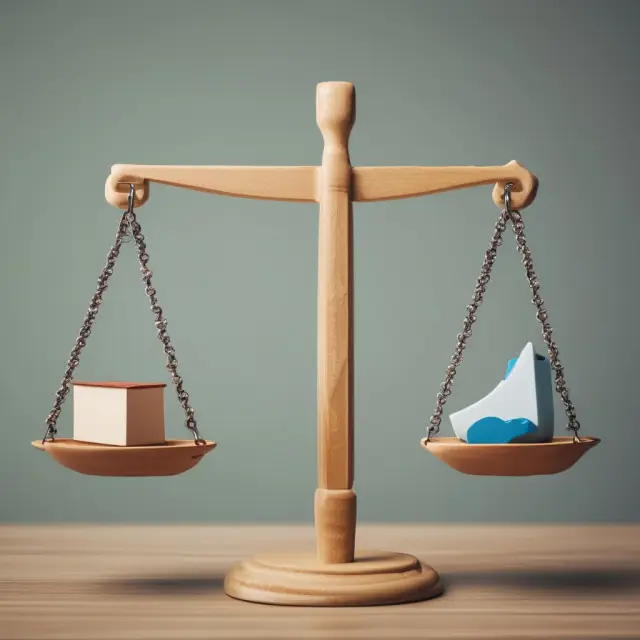 Scales balancing mortgage, car loan, and student loan applications while upholding equal credit opportunity act standards