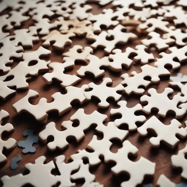 Econometric puzzle pieces forming an intricate model to illustrate econometric analysis and its importance in economic research.