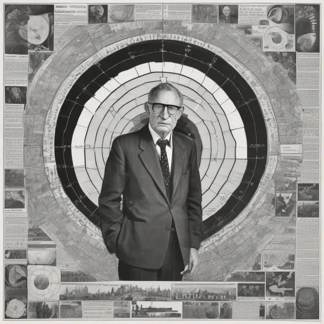 Image: A bullseye with Paul Samuelson