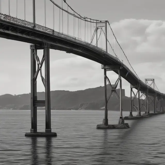 An image of a bridge connecting two shores, representing the concept of economic justice and its role in bridging the income gap