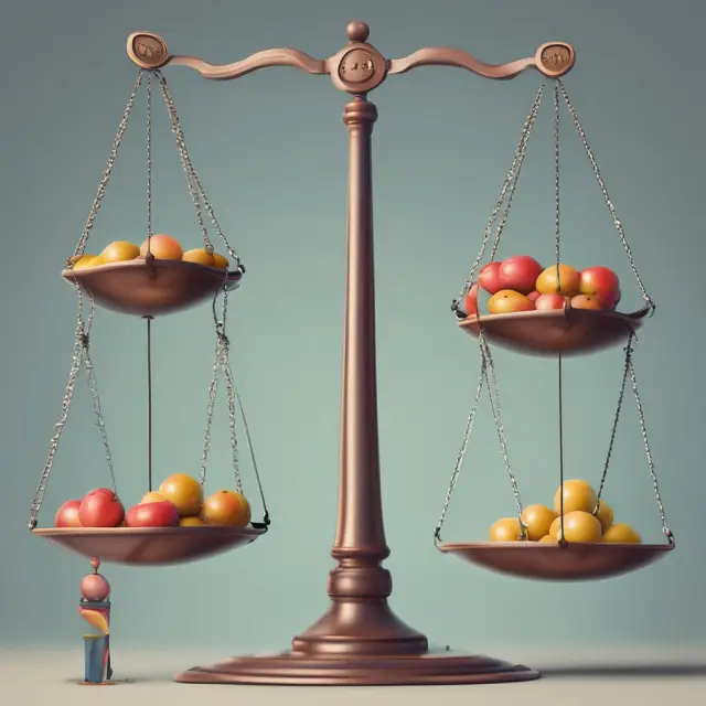 Visualizing the gender wage gap: Interconnected economic scales where men