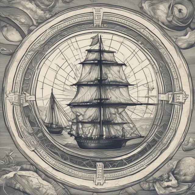 A captain navigates a ship through economic life waters, with sails shaped by tax policies to influence depreciation expenses