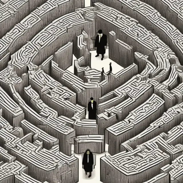 Central bank governors navigating a labyrinth while weighing monetary policy tools vs. fiscal measures for economic stimulus