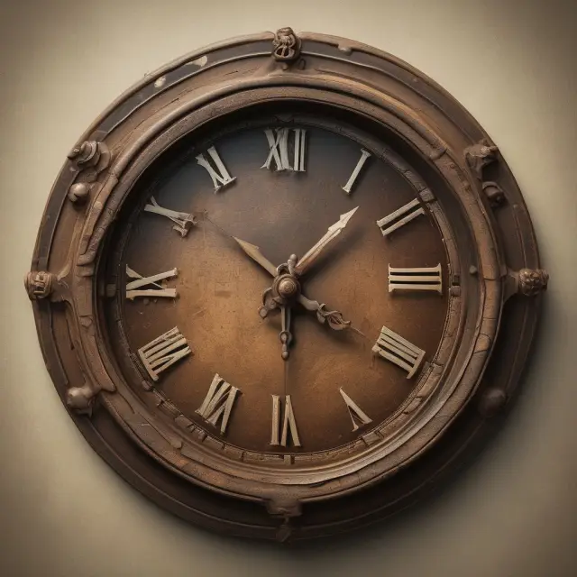 Clock image representing time