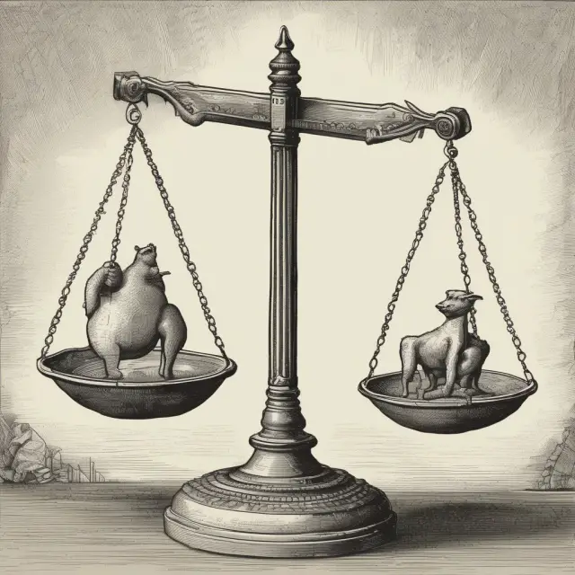 Banks analyzing EVE to evaluate total capital, represented as a scale, while interest rate flow shapes it.