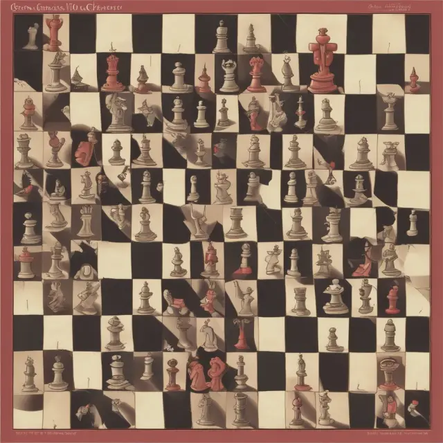 A chessboard populated by economist pieces symbolizing education, careers, and influences.