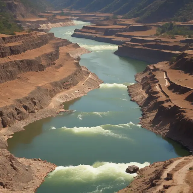 An intricately designed river system represents ECRs offsetting banking fees