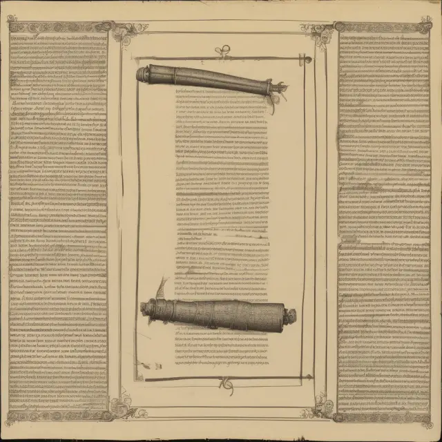 An ancient scroll depicting EDGAR unfurling to showcase decades of financial documents and data