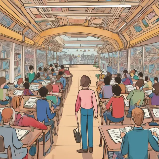 Image of an arching bridge symbolizing EdTech connecting traditional classroom methods and innovative technology, enhancing learning experiences