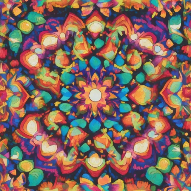 A whirlpool of questions about Education IRAs in the form of colorful, shifting shapes representing clarity and knowledge.