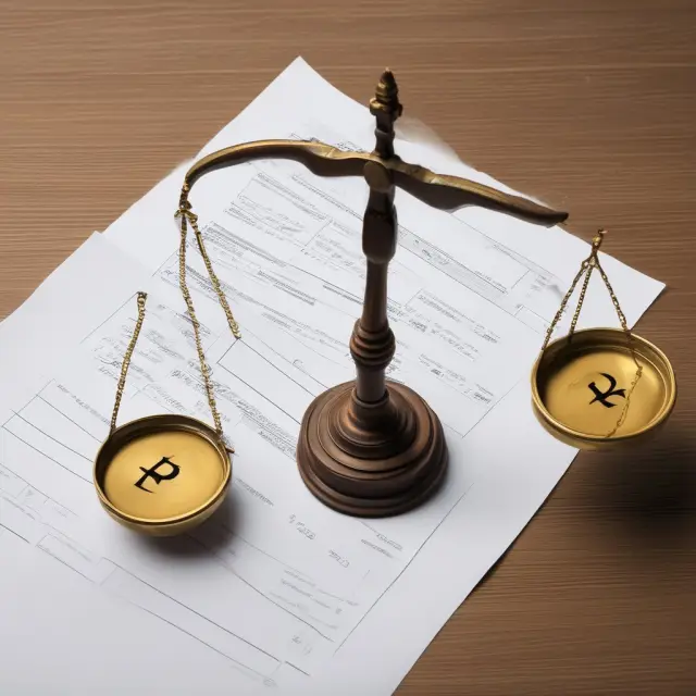 An image of a balance scale with rental income checks on one pan and vacancy and credit costs represented by small weights on the other, emphasizing effective gross income calculations
