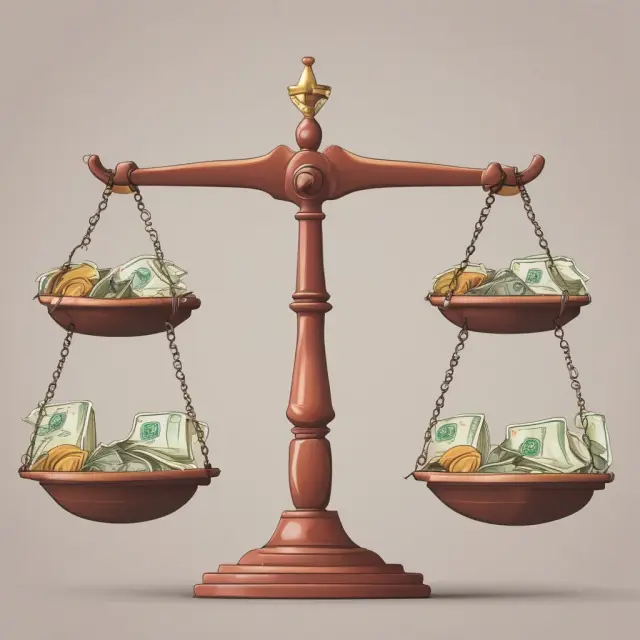Scales tipping between income levels and tax brackets, reflecting the impact on effective tax rates.