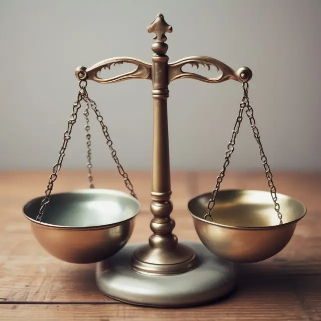 An image depicting a balance scale with effective tax rates and retirement locations compared.