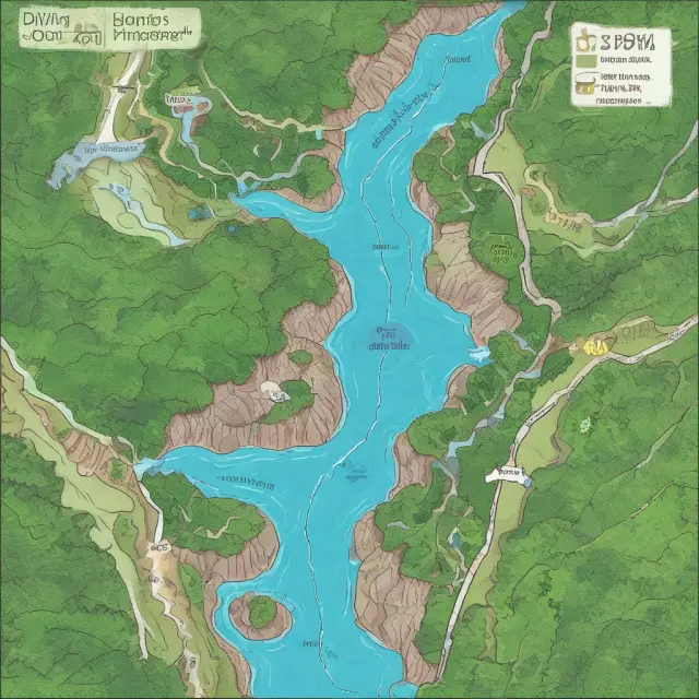 Visualization of Effective Annual Yield (EAY) and Bond Equivalent Yield (BEY) as two islands in a river representing their differing but complementary views on bond performance.
