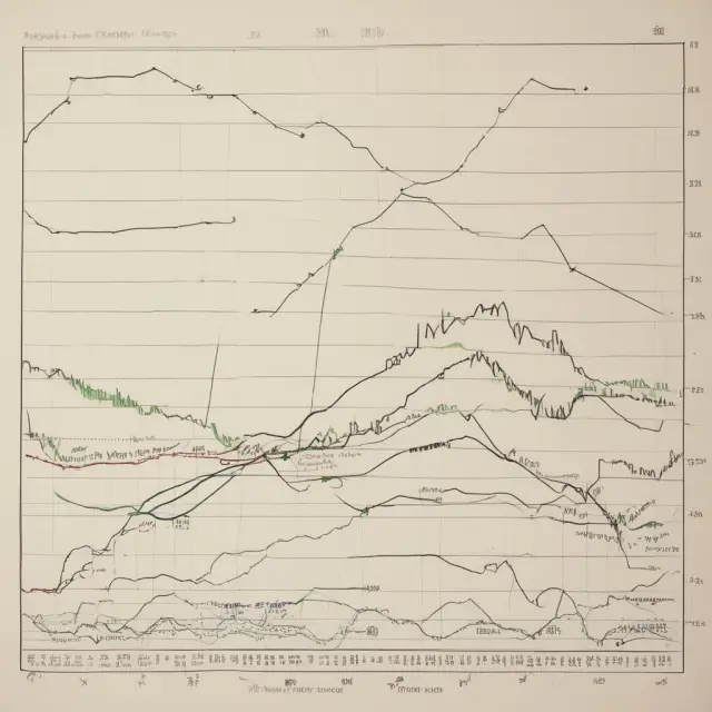 An image of a dynamic graph illustrating the concept of the efficient frontier, with moving securities adjusting risk and reward balance.