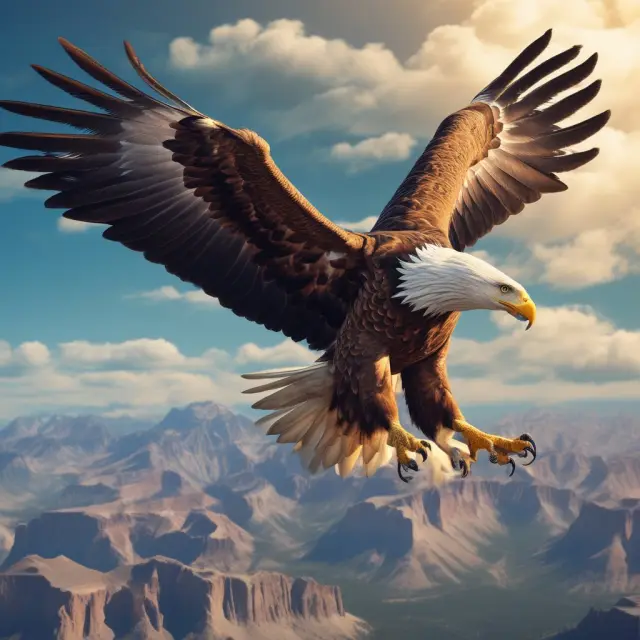 An eagle helping users register for and verify their EFTPS accounts. The bird symbolizes safety and security as it guides the user through the process.