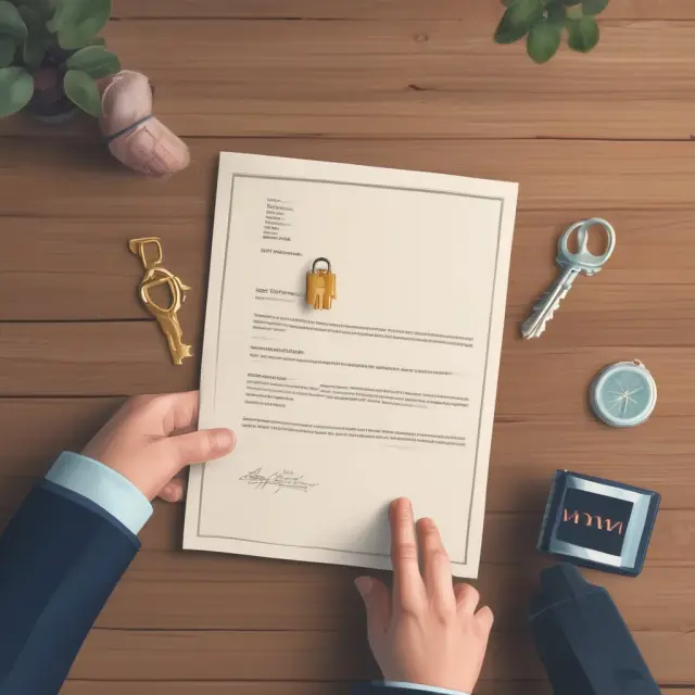 A person opens a mailbox and finds a golden verification letter. In the image, they hold the letter with one hand and the other hand is raising a key, symbolizing unlocking their EFTPS account