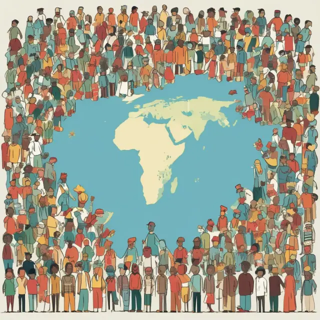 An image of equal scales balanced on a world map, with various countries displaying reduced income inequality and improved social equality.