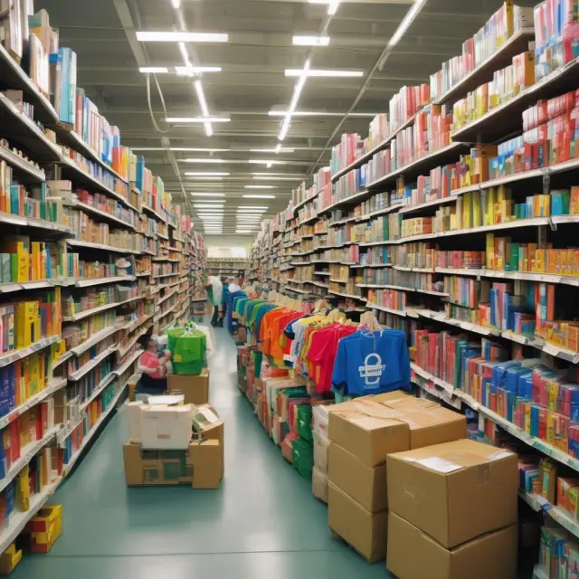 Visualization of consumers moving between elastic (clothing, electronics) and inelastic (food, medication) goods based on price changes. Price elasticity of supply and demand interaction.