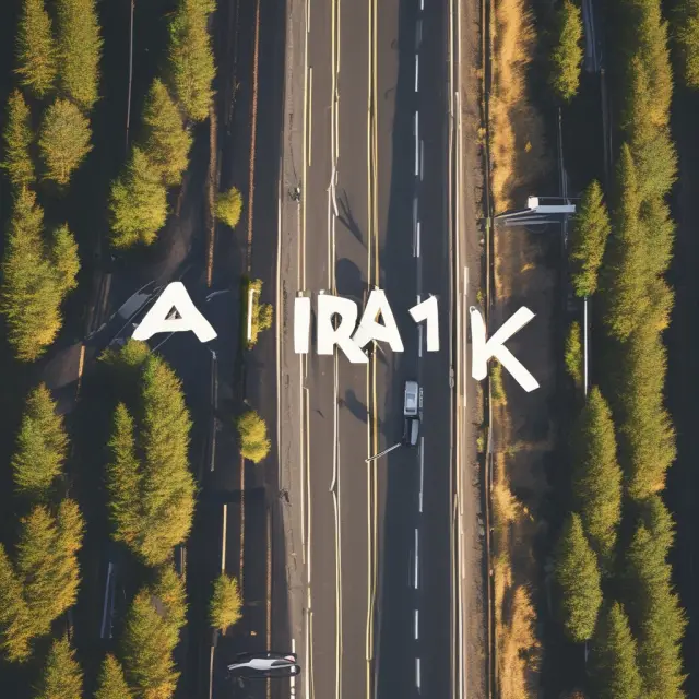 An image of a fork in a road, symbolizing the decision between two retirement savings paths: IRAs and 401(k)s