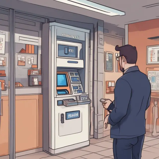 Consumer accessing various EFTA-covered digital services: ATMs, pay-by-phone, internet banking, debit cards, and electronic check conversion.