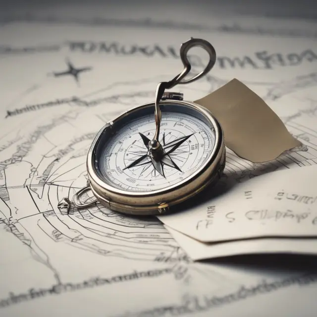 Compass showing direction to bank, representing EFTA, and a lost debit card in flight - emphasizes quick reporting for minimal financial loss