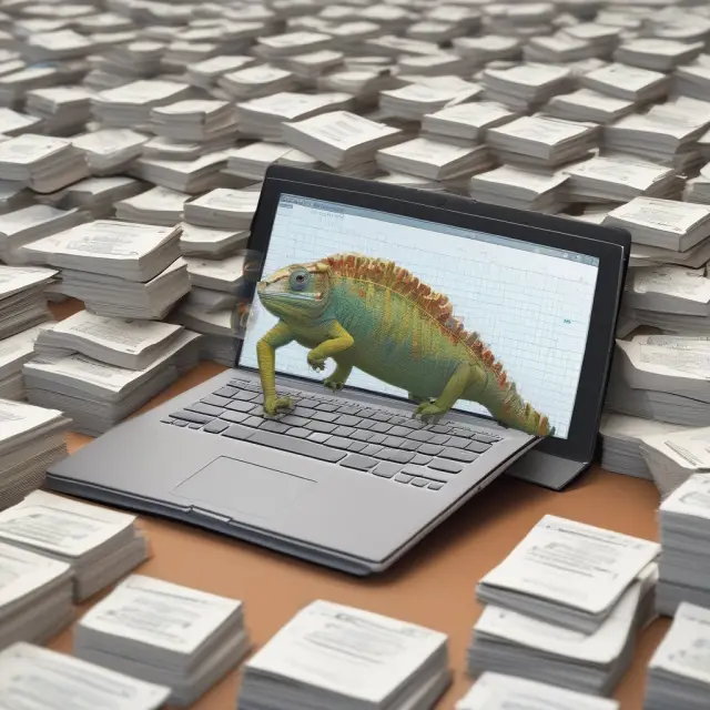 Chameleon illustrates the transformation of traditional paper checks into digital payments, highlighting versatility in various industries