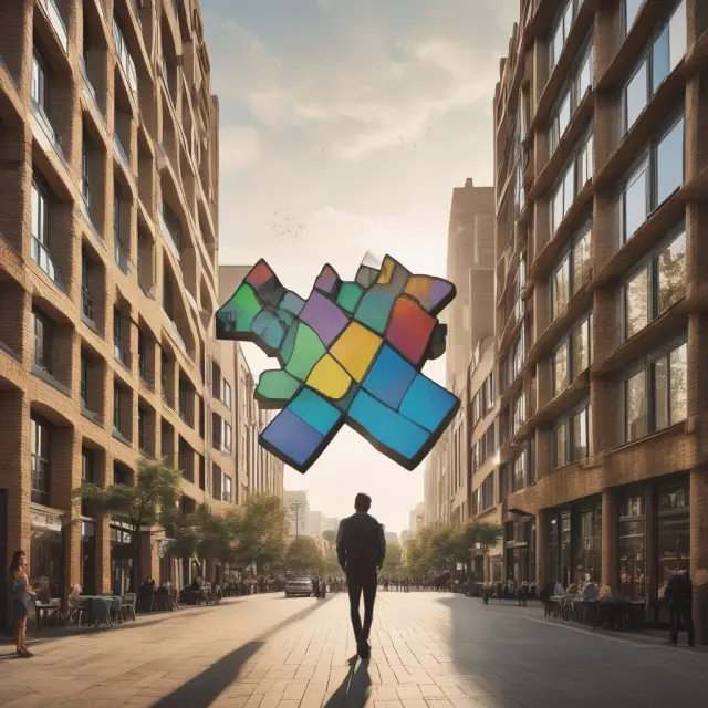A complex Microsoft globe with a Middle Eastern star representing the crucial role of EMEA within its organization.