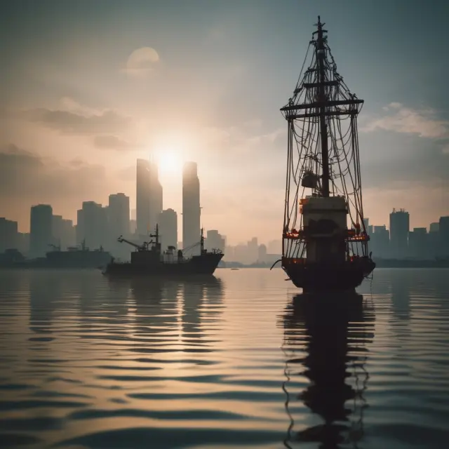 Image of a lighthouse guiding a ship in the fog, symbolizing regulation leading investors to transparent emerging markets.