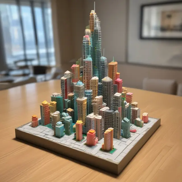 An illustration of an S&P 500 index model with E-mini futures as smaller, interchangeable building blocks, symbolizing their accessibility and role in contract size comparison.