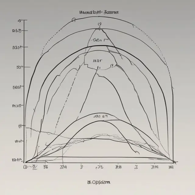 Three sigma regions on a Gaussian bell curve illustrating the Empirical Rule in finance.