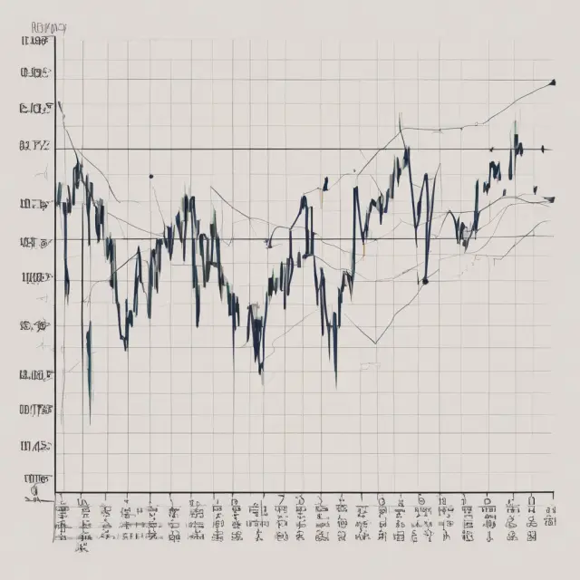 An image of a stock market graph displaying historical returns with mean and standard deviation lines, representing the role of Empirical Rule in managing risk and optimizing portfolio performance.