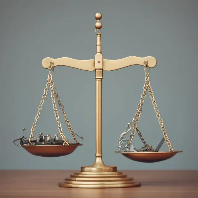 A set of scales tips towards workers