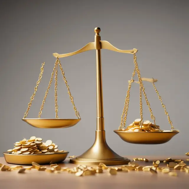 A golden scale balances per-employee and aggregate limits in an employers