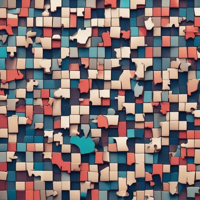 A vibrant mosaic of shields representing employers