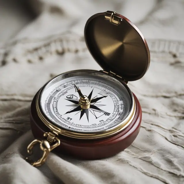 A compass representing Employment Insurance guiding individuals through their journey towards financial assistance in times of job loss or illness