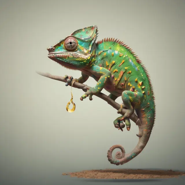 A chameleon morphing between a bond and an Euro Medium Term Note (EMTN), representing the transformative power of this versatile financial tool in international markets