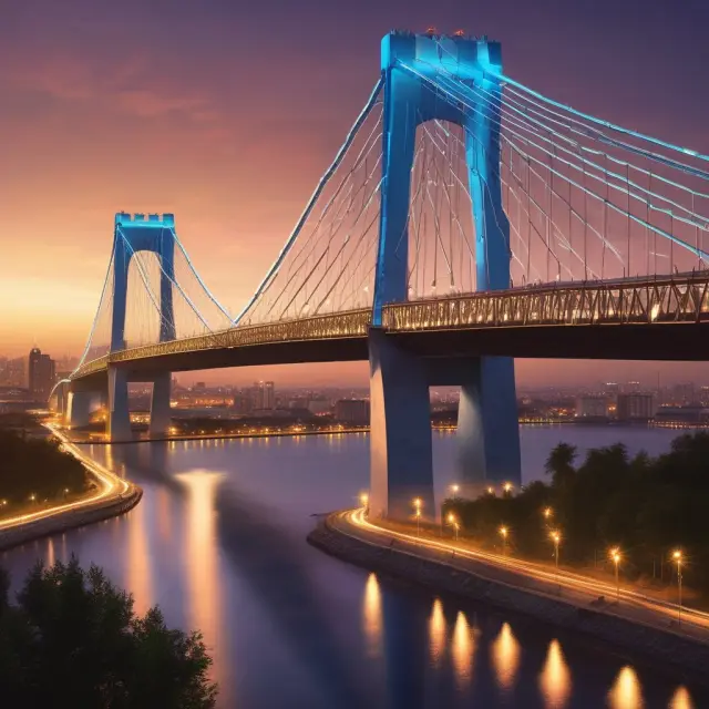 An image of a bridge with Telenor