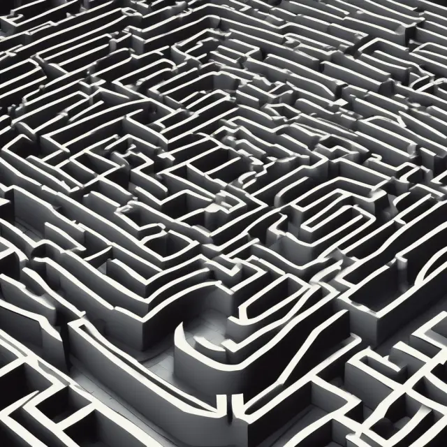 Complex real estate transaction maze obstructed by easements, liens, mortgages, and other encumbrances
